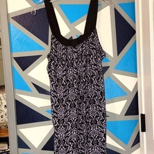 Studio Donatella black/purple sleep gown